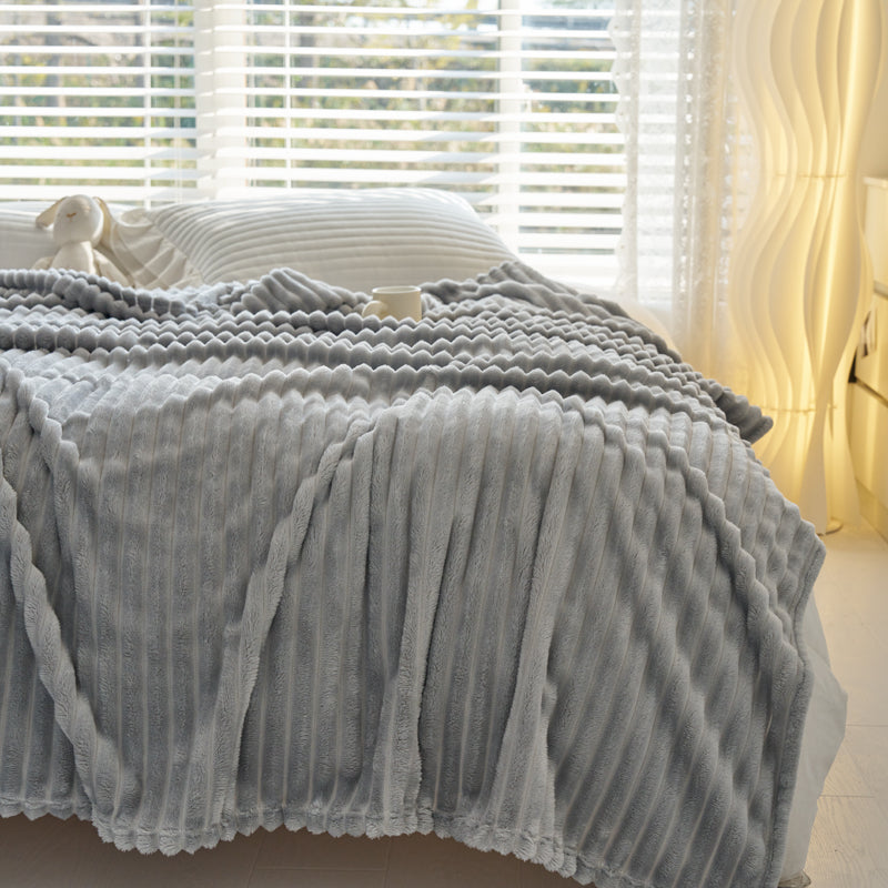 CuddleWave – Dicke Korallenfleece-Decke für ultimativen Komfort