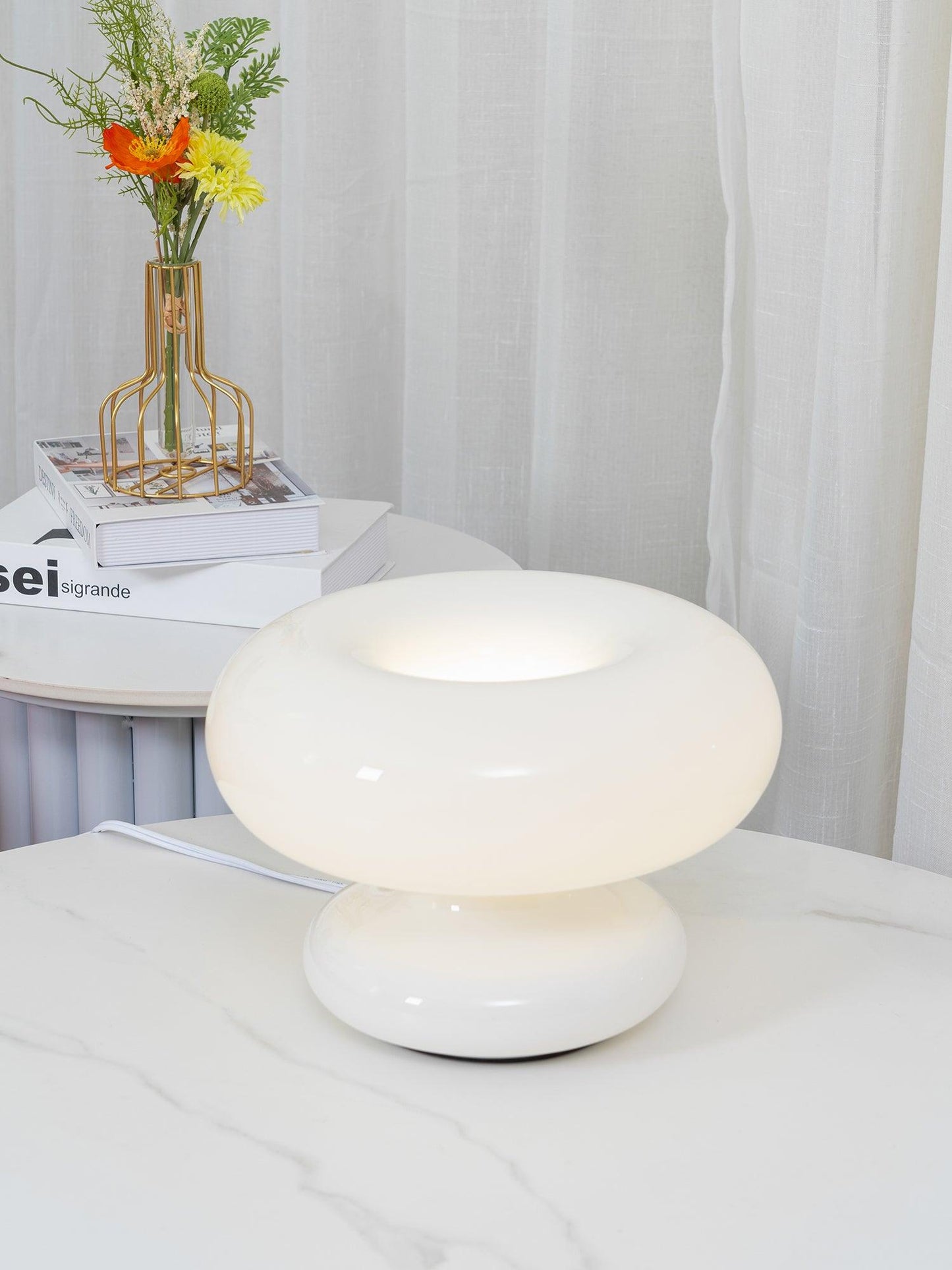 DonutLamp - Sanfte und Strahlende Tischlampe, Perfekt für Jeden Raum