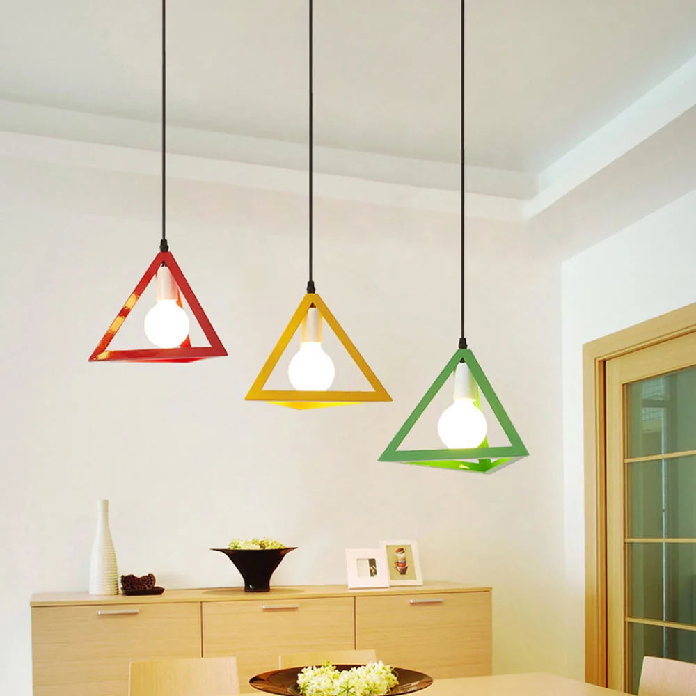 TriGlow - Iron Vintage Pendant Light