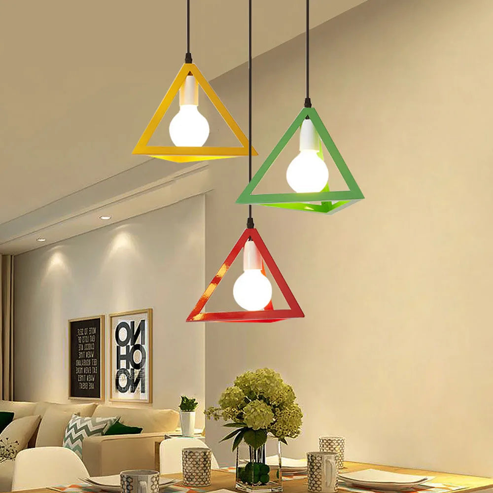 TriGlow - Iron Vintage Pendant Light