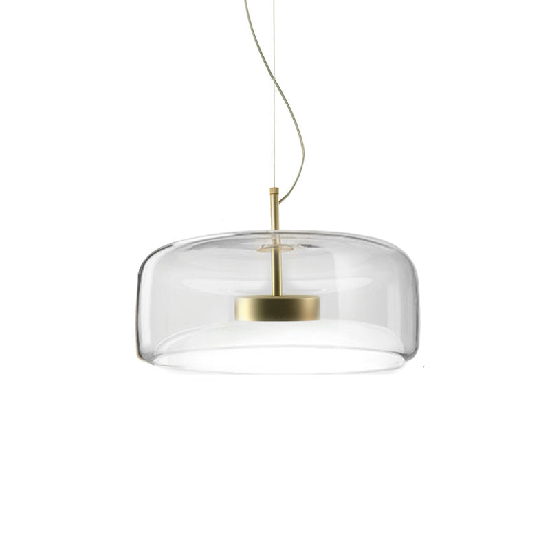 Auralis - Elegant glass pendant light for modern rooms