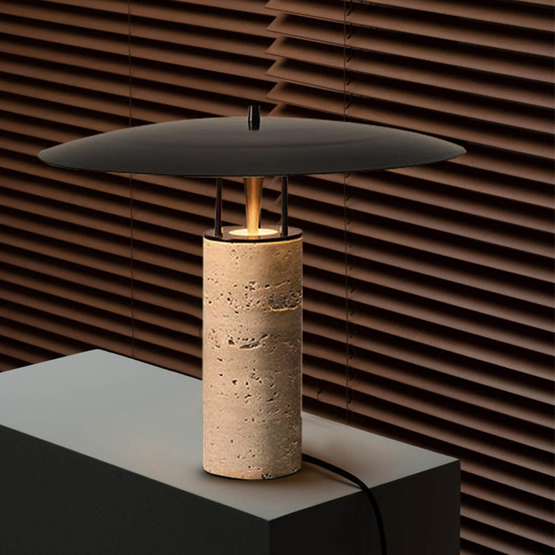 MarmoLight - Elegant desk lamp made of marble