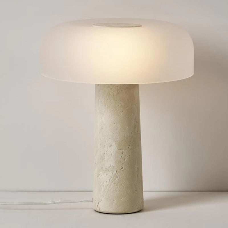 MarmoLight - Elegant desk lamp made of marble