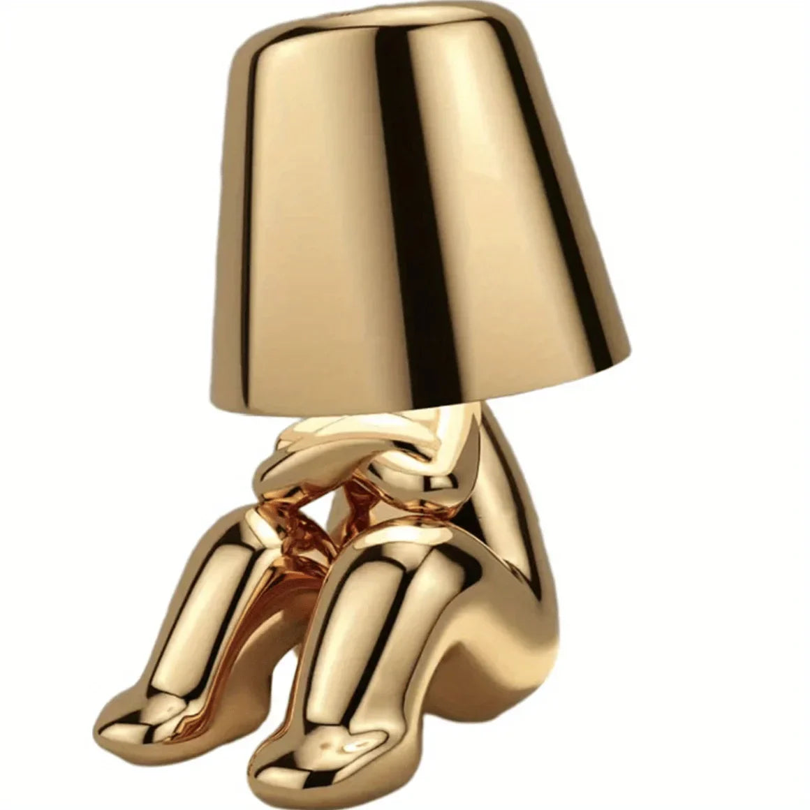 GoldenGrace - Golden Statue Tischlampe