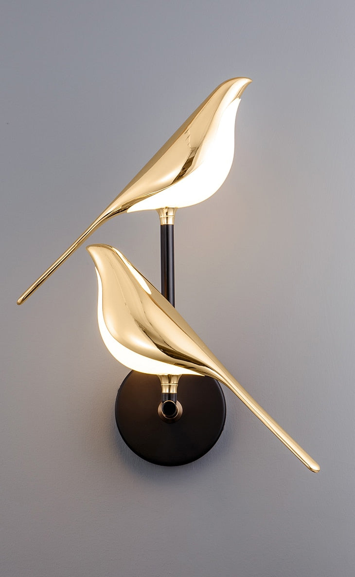 MrBird - Moderne Wandlampe in Vogelform