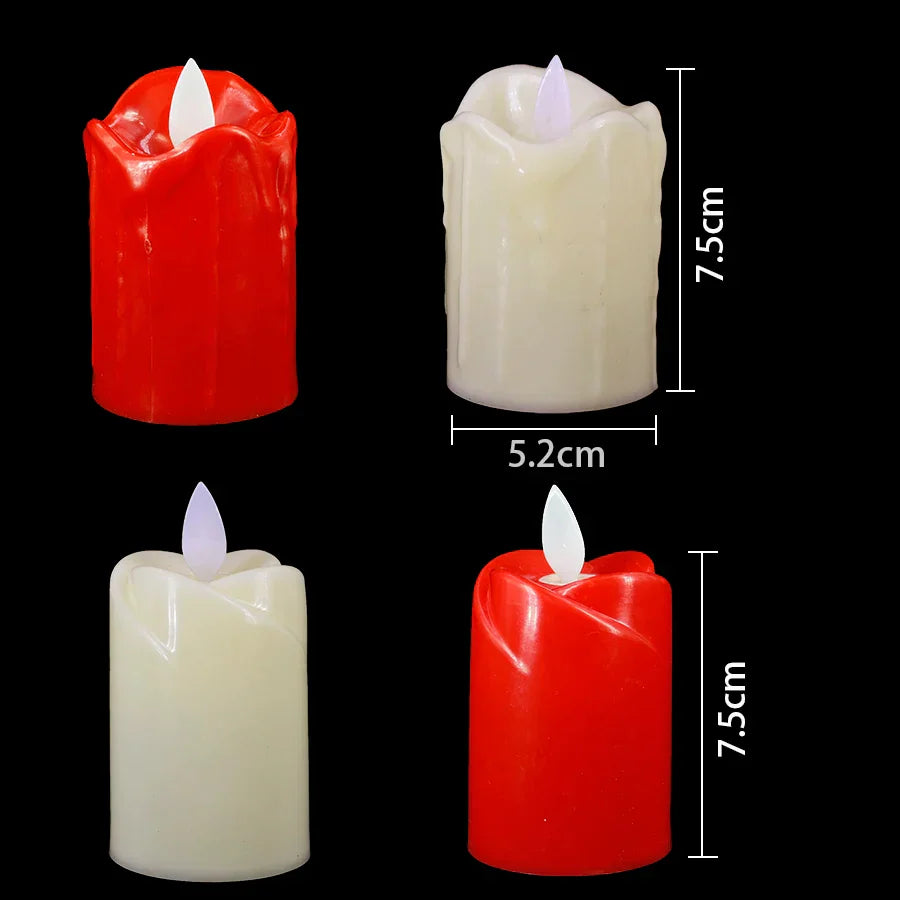 Flammenlose Fiesta - LED Kerzen ohne Flamme für Geburtstage und Feiern