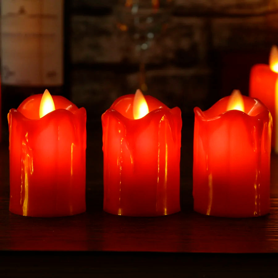 Flammenlose Fiesta - LED Kerzen ohne Flamme für Geburtstage und Feiern
