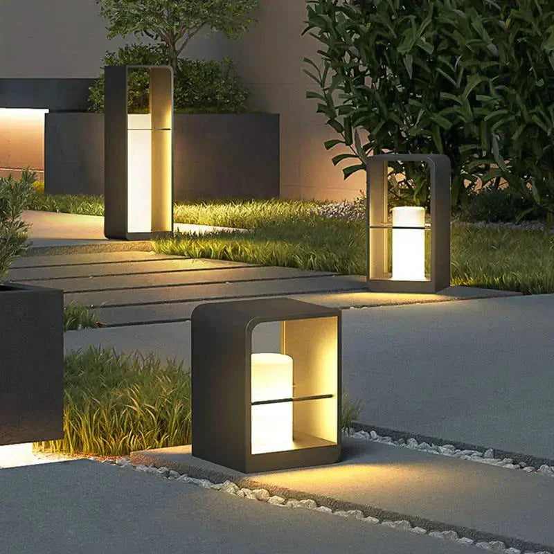 Lumi – Solar Gartenlaterne Elegante Beleuchtung für Außenbereiche