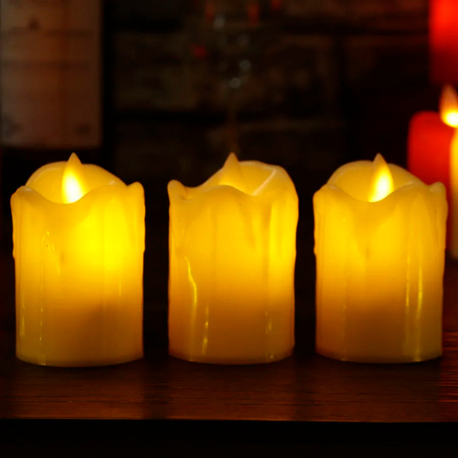 Flammenlose Fiesta - LED Kerzen ohne Flamme für Geburtstage und Feiern