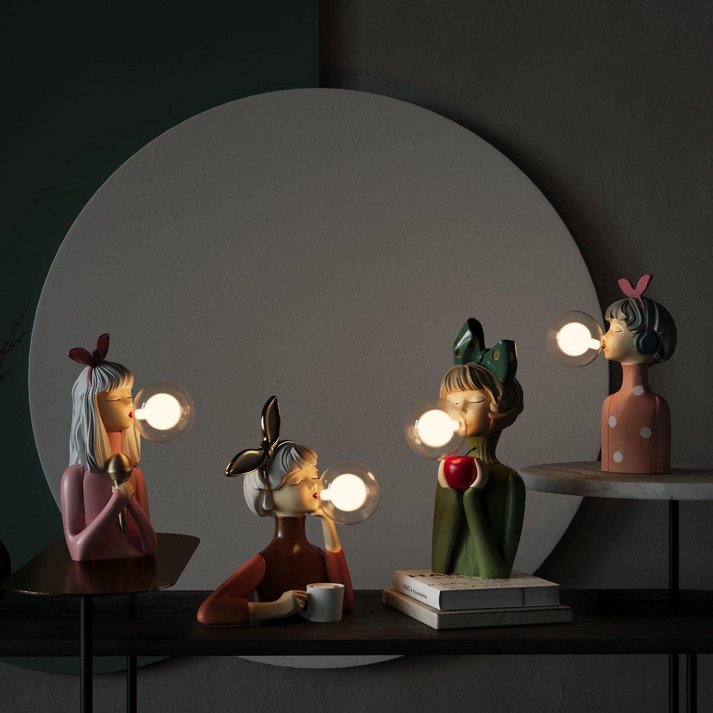 DecoGlam - Artisan Sisters Tischlampe für ein stilvolles Interieur