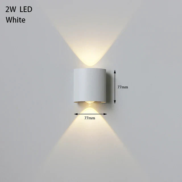 Strahlende Glanzpunkt-Wandlampe mit LED-Technologie