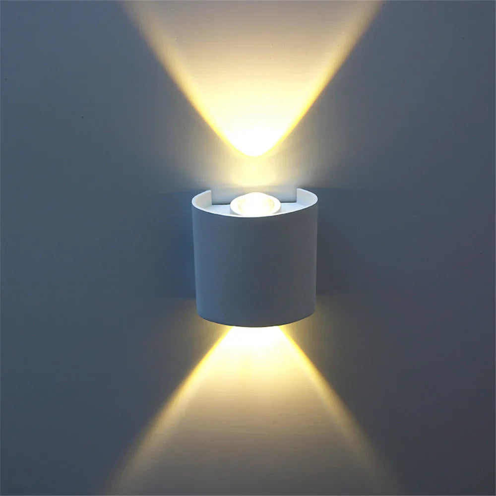 Strahlende Glanzpunkt-Wandlampe mit LED-Technologie