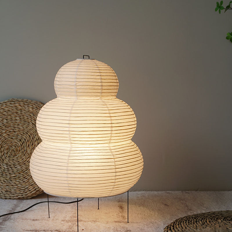 YukiLight - Japanese bedside lamp made of rice paper