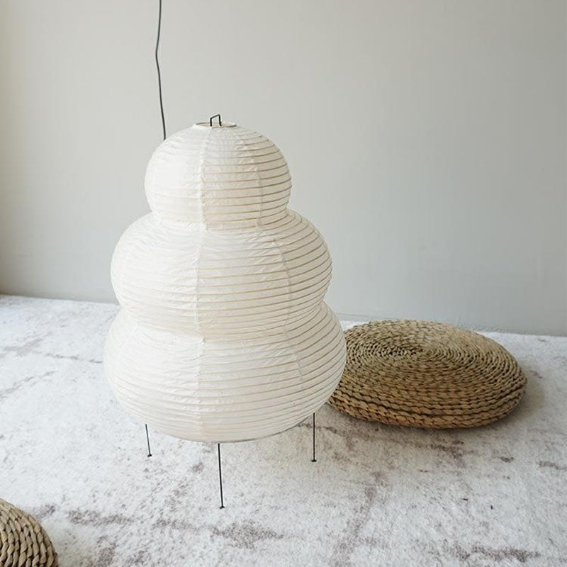 YukiLight - Japanese bedside lamp made of rice paper