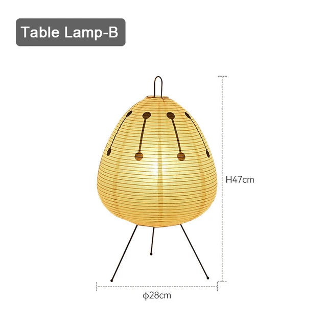 HikariZen - Japanese Handmade Table Lantern made of Rice Paper