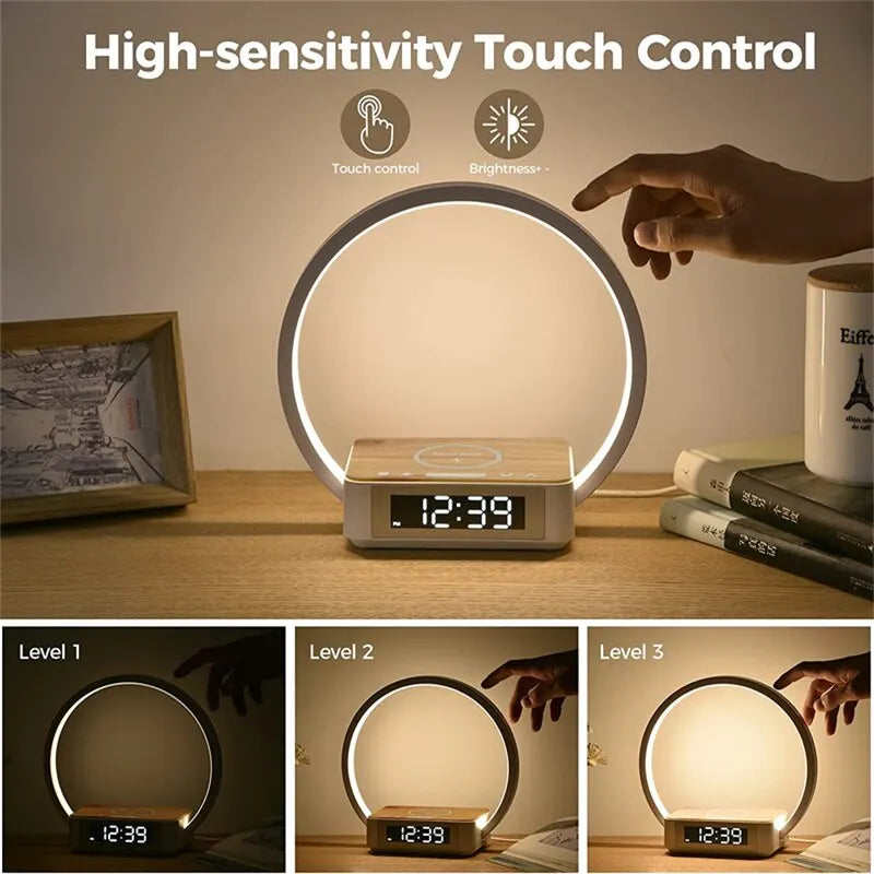 AuraRing - Wireless Alarm Round Light with LED and Touch Control