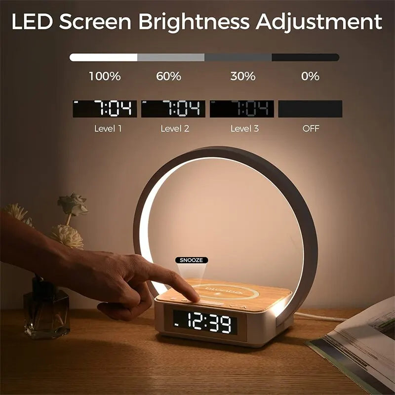 AuraRing - Wireless Alarm Round Light with LED and Touch Control