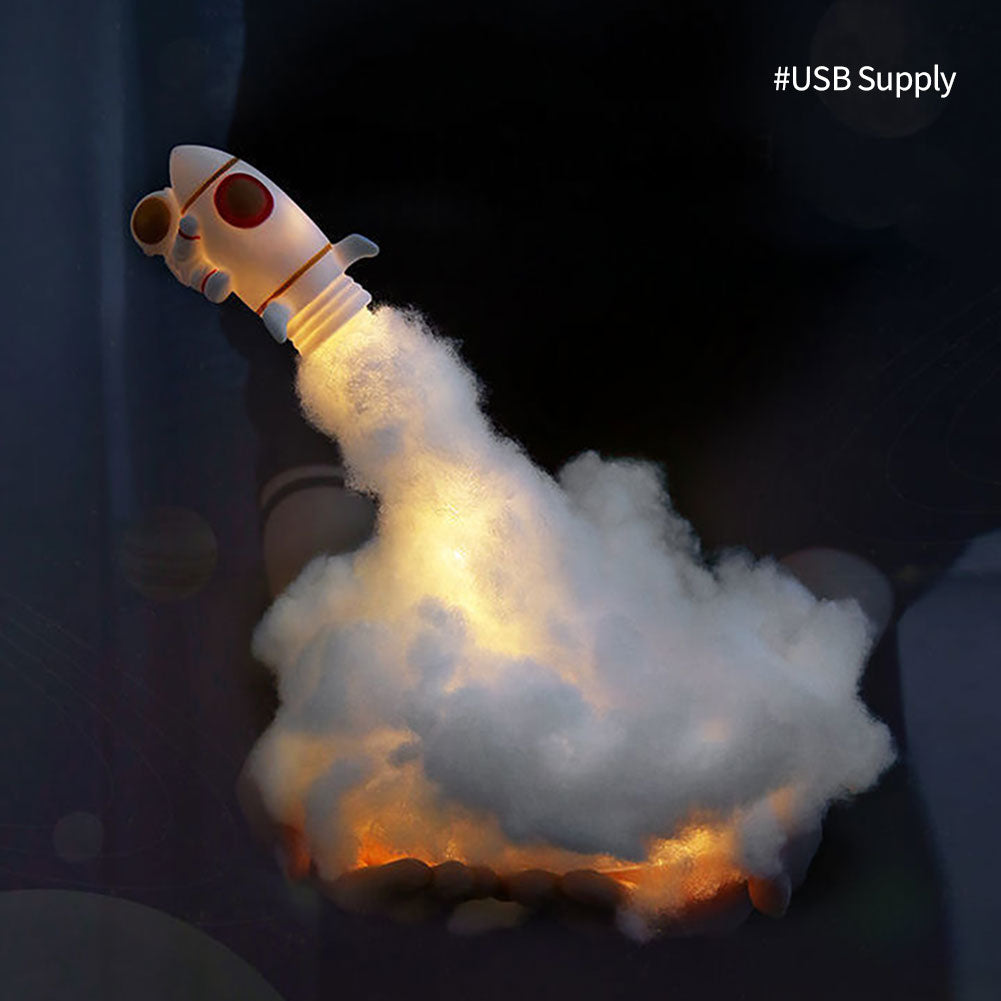 RocketGlow - Small Rocket Table Lamp with Soft Lighting