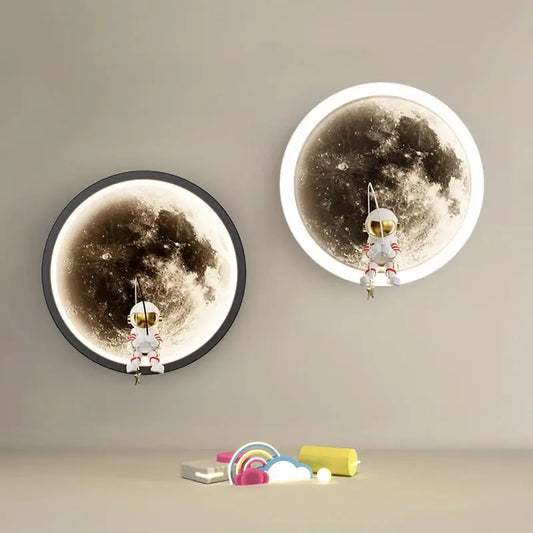 MoonBeam - LED Mond Wandlampe für Kinder