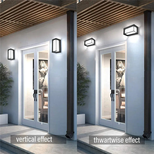 HorizonHalo - Stilvolle Moderne Außenwandleuchte für eine Verzaubernde Atmosphäre