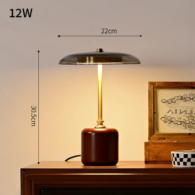 GlowCap - LED mushroom lamp with dimmable light