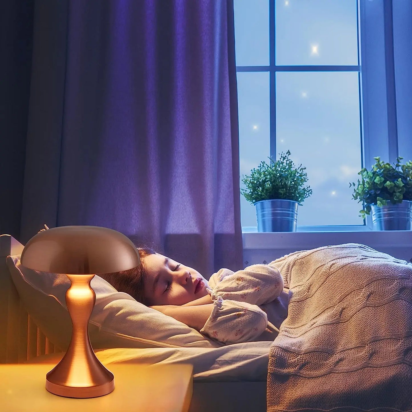 MidnightGlow - Night Lamp Reading Lamp with Dimming Function