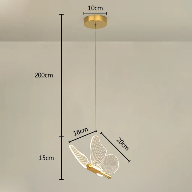 Papilora - LED pendant light in butterfly design – Elegant and playful lighting for your home