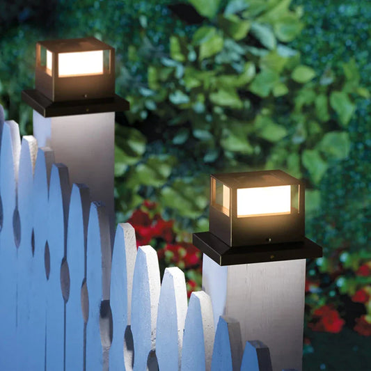 SunLum Solar LED Garden Column Light