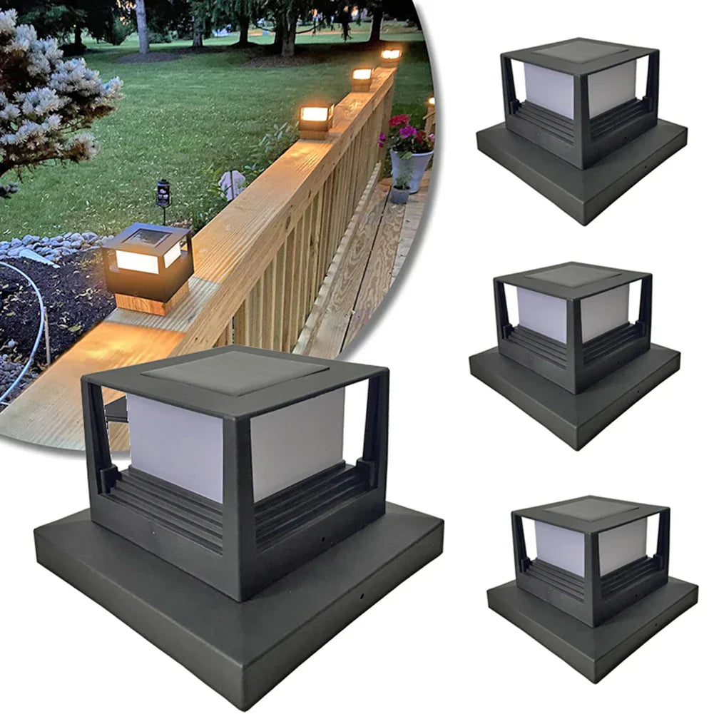 SunLum Solar LED Garden Column Light