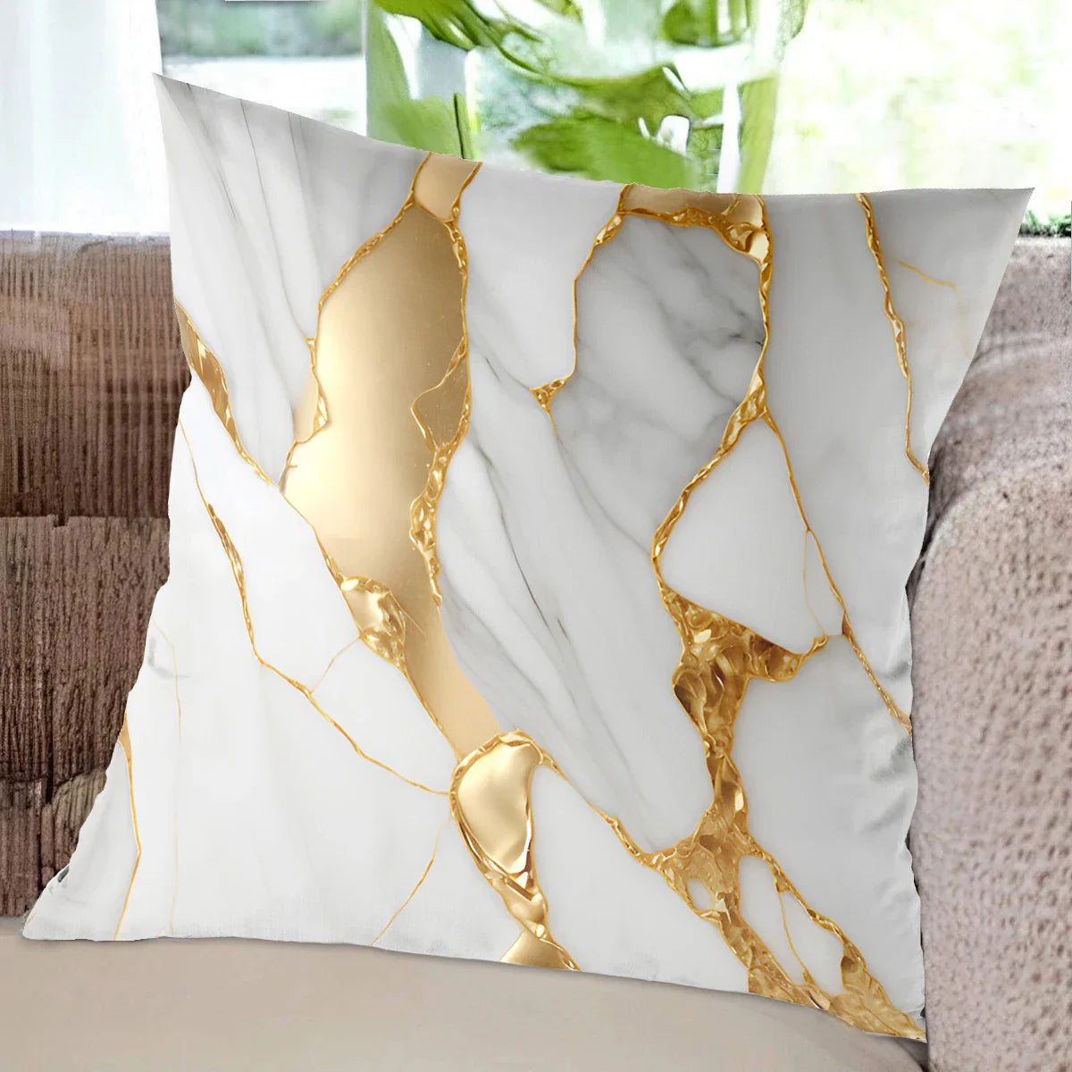 Luminara – Kopfkissenbezug Elegantes Kieselsteinmuster für Eine Beruhigende Schlafzimmeratmosphäre