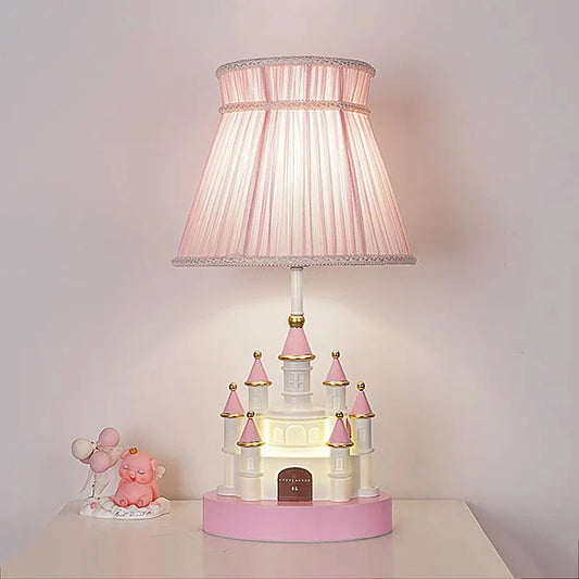 FairyGlow - Fairy Tale Pink Table Lamp with Soft Lighting