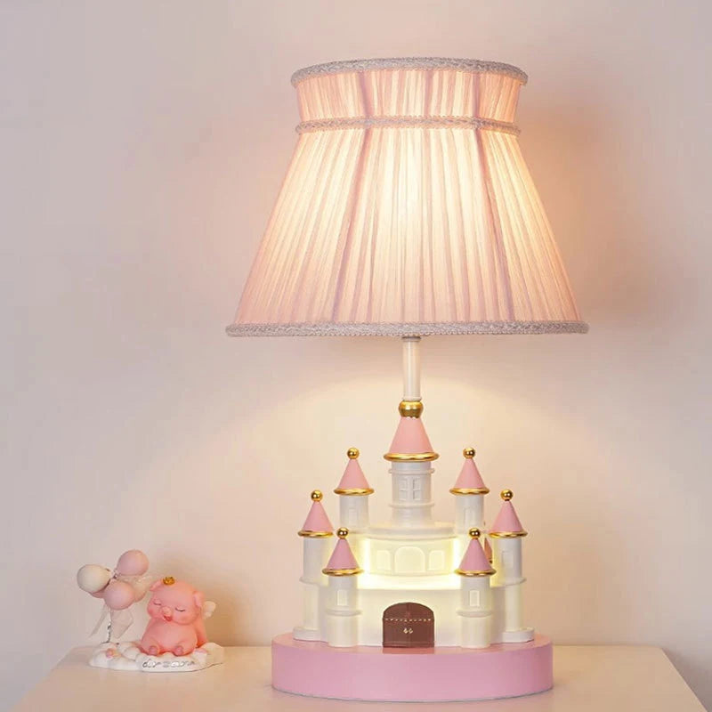 FairyGlow - Fairy Tale Pink Table Lamp with Soft Lighting