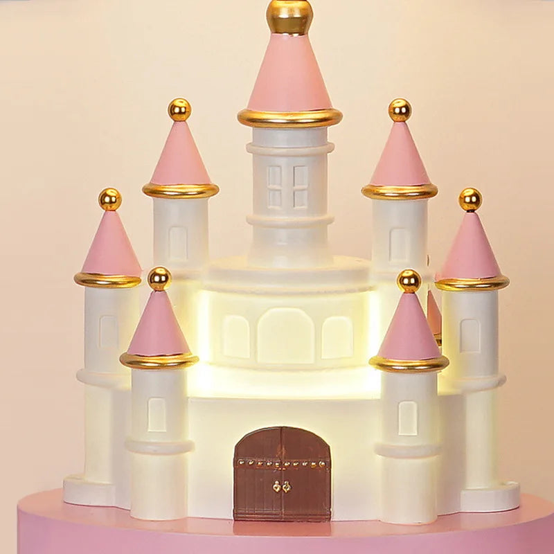 FairyGlow - Fairy Tale Pink Table Lamp with Soft Lighting