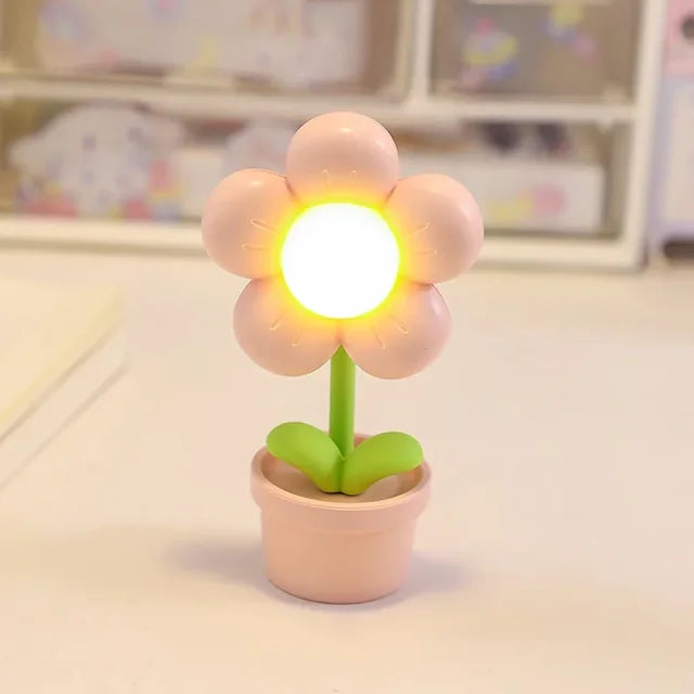 BloomLite - Kleine Blumen Tischlampe