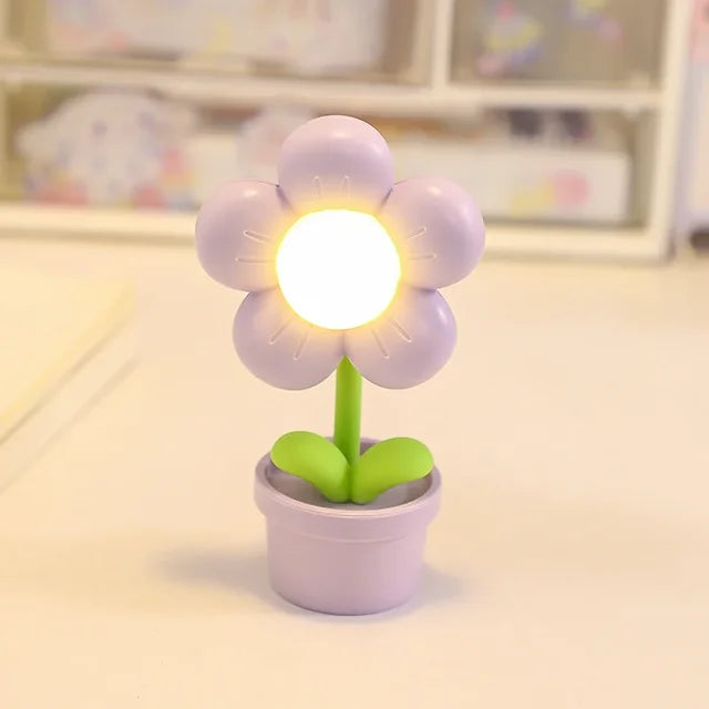 BloomLite - Kleine Blumen Tischlampe