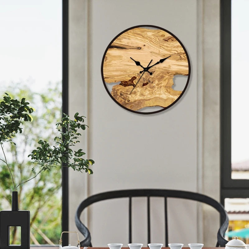 AeroClock Minimalist Transparent Wall Clock Modern