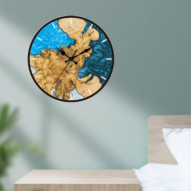 AeroClock Minimalist Transparent Wall Clock Modern