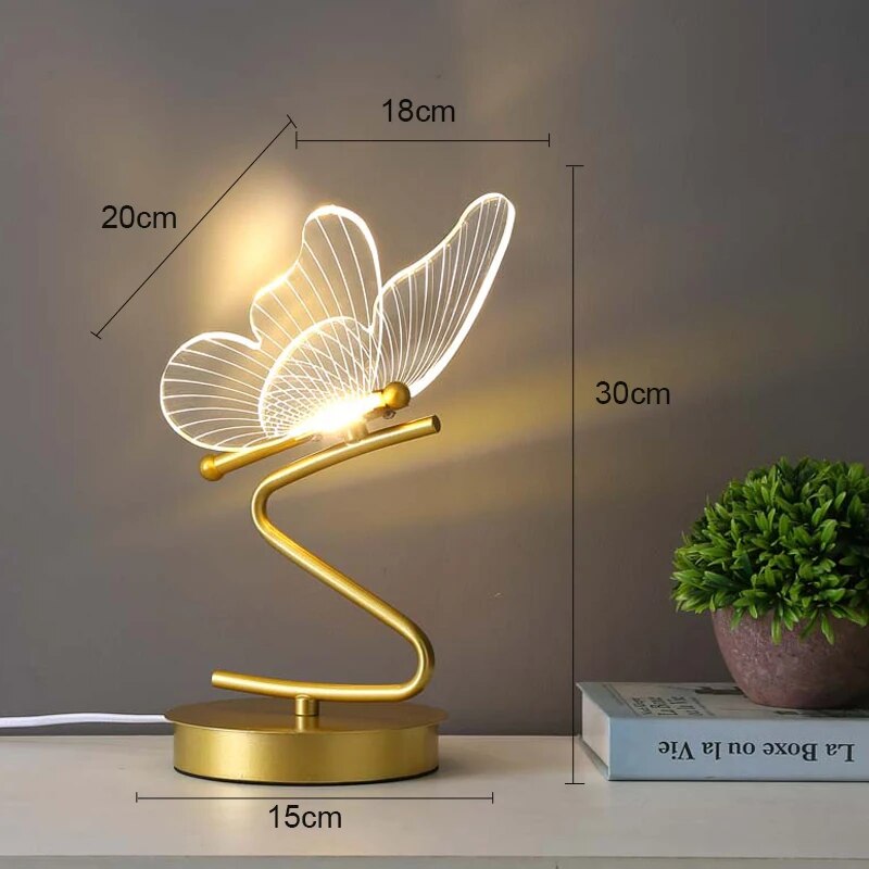 LumoPapilio - Modern LED Table Lamp