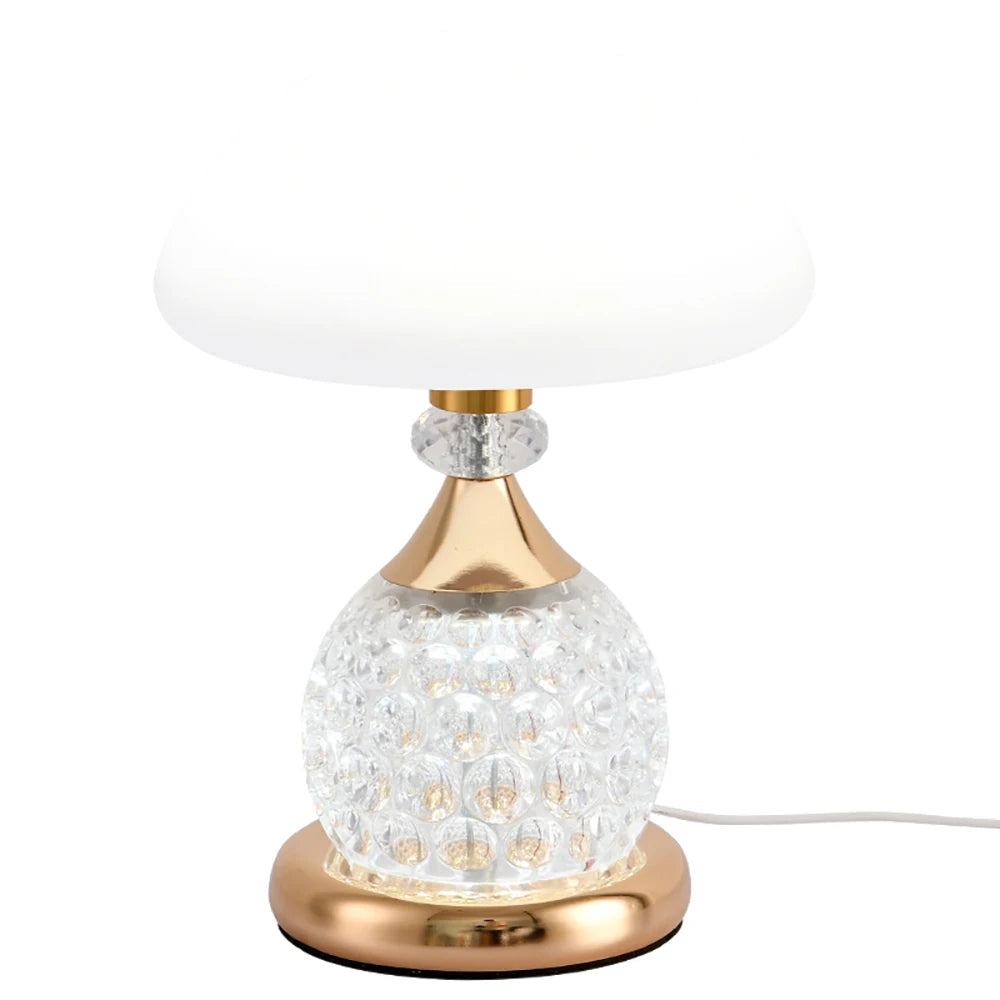 LumoMush - Modern bedside lamp with stepless dimming function in mushroom design
