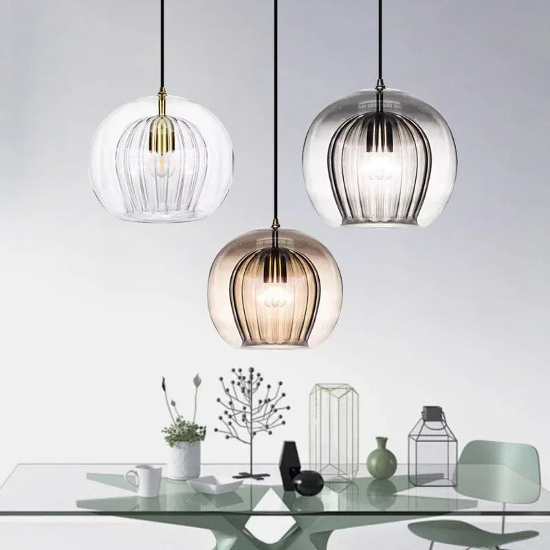 VitraGlow - Modern pendant light made of glass for dining table