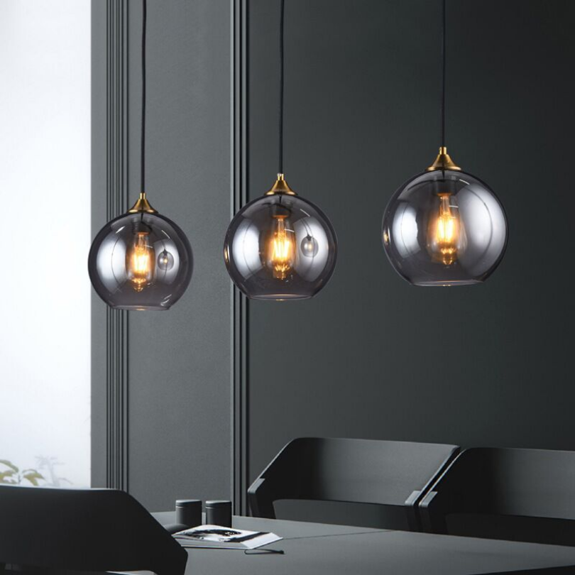 LumaSphere - Modern pendant light with glass spheres – Dimmable and elegant design