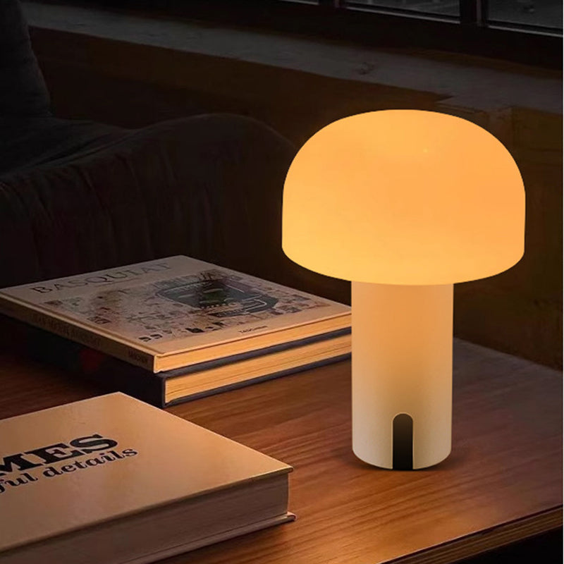 AuraMush - Modern Mushroom Nightstand Lamp with Dimmable LED
