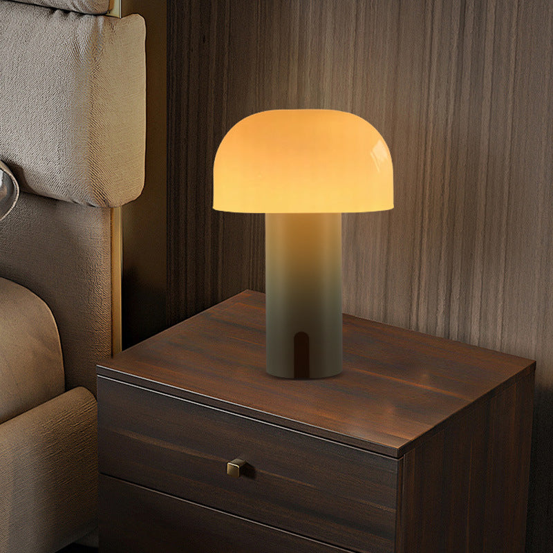 AuraMush - Modern Mushroom Nightstand Lamp with Dimmable LED