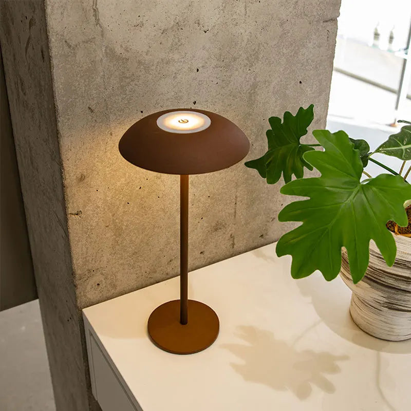 GlowDock - Modern Touch Table Lamp with Dimming Function and USB Charging Port