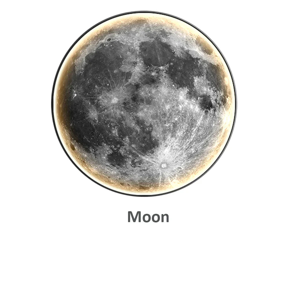 LunaLux - LED Mond Wandlampe