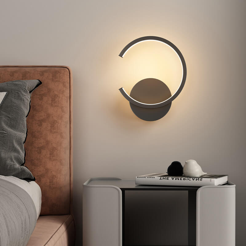 Luminex - Moderne LED-Wandlampe mit minimalistischer kreisförmiger Gestaltung