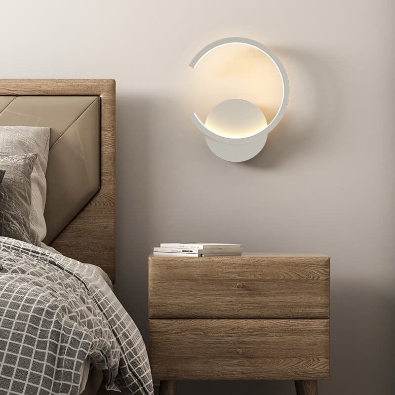 Luminex - Moderne LED-Wandlampe mit minimalistischer kreisförmiger Gestaltung