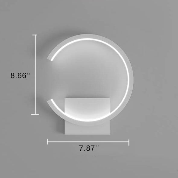 Luminex - Moderne LED-Wandlampe mit minimalistischer kreisförmiger Gestaltung