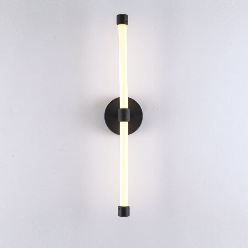 Lumiglo - Moderne minimalistische röhrenförmige LED-Wandlampe aus Acryl