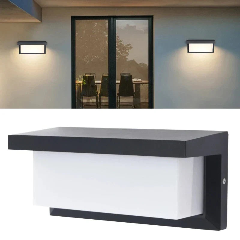 HorizonShine - Umweltfreundliche Wasserdichte LED Wandleuchte für den Außenbereich